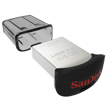 00173353 SanDisk Cruzer Ultra Fit 64GB, USB 3.0 | hama.pt