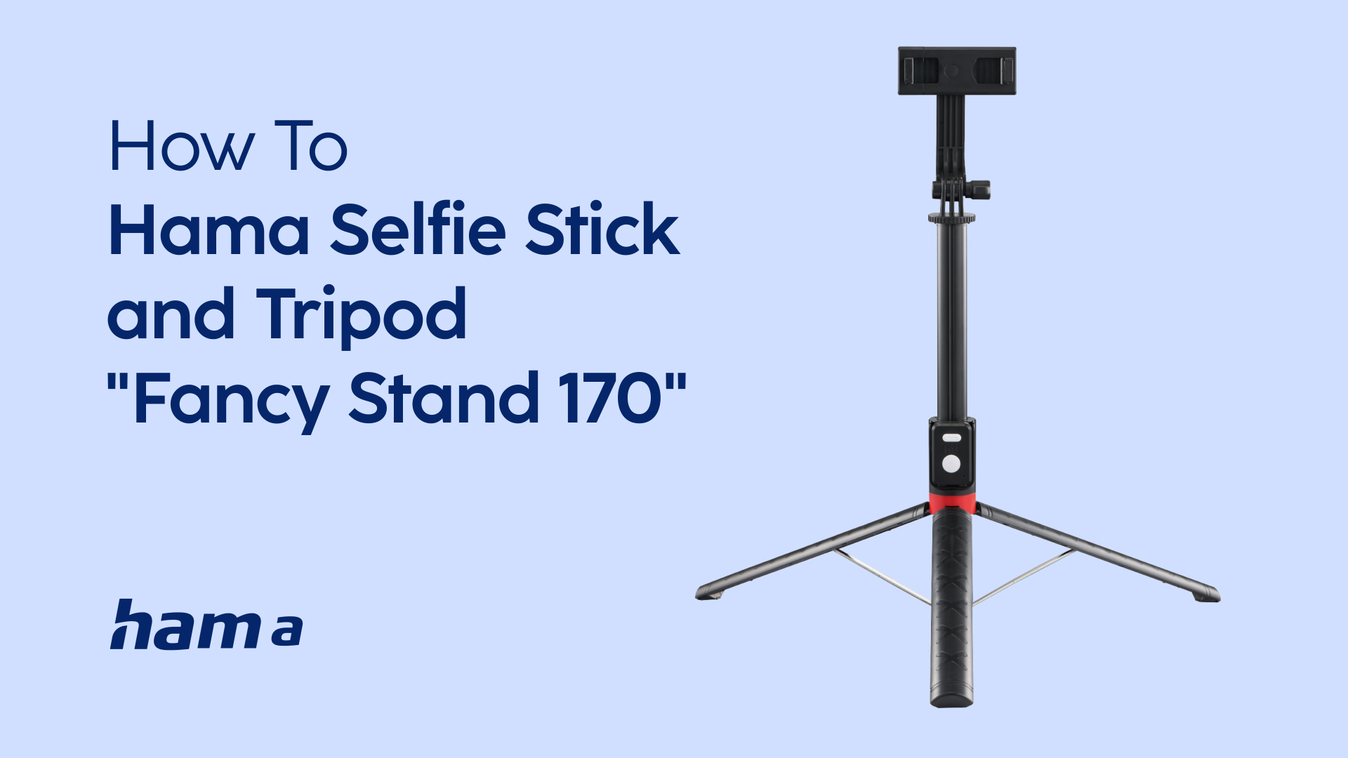 Hama Selfie-Stick-Stativ "Fancy Stand 170"
